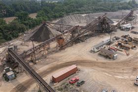 Belvidere Sand & Gravel: The Belvidere Sand & Gravel plant.